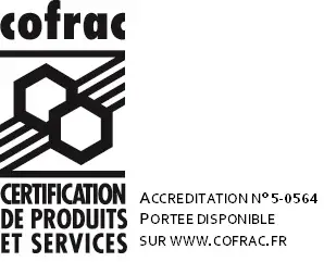 Accréditation COFRAC n°5-0564